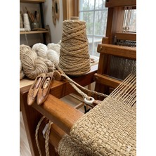 Mady Aksesuar Loom Ip, Doğal Natural Renk, Çanta, Sepet Kutu Yapımı, 10MM 1 Metre