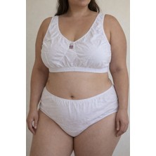 Ebru Büyük Beden 120-130 E Kadın Lambada Sütyen 5'li Paket