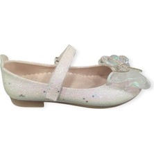 Minican HY-509 Cırtlı Simli Kelebek Fiyonk Abiye Çocuk Babet