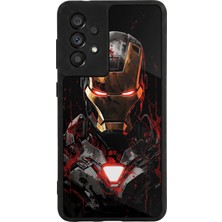 BG AKSESUAR Samsung Galaxy A73 Uyumlu  Iron Man ( Demir Adam ) Tasarımlı Glossy Premium Kılıf