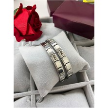 C&On Design Sonsuz Aşk Çift Bilekliği Italyan Charm Sevgili Bilekliği 14 Şubat Sevgililer Günü Hediyesi