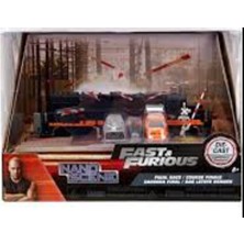 JADA Fast & Furious Final Race Nano Scene Diorama Set – Supra & Charger Koleksiyon Model