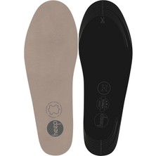 Feyza Design Hakiki Deri Anatomik Bej Ayakkabı Iç Tabanlığı 36-40 Numara