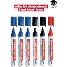 Edding 360 Xl Tahta Kalem Seti 3 Mavi 2 Siyah 1 Kırmızı