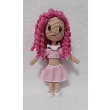 Pamuk Şekeri Bebek Amigurumi Organik Oyuncak
