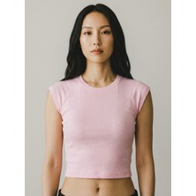 Minosora Penye Modal Kolsuz Crop