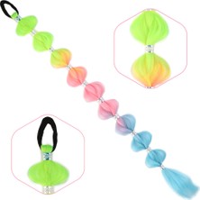 Esranın Dünyası Örgülü Aksesuarlı Lastikli At Kuyruğu - ACM07 RSPRK34-ESRDNS