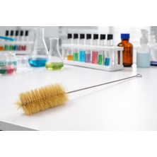 Labolist Cam Laboratuvar Malzemesi Temizleme Fırçası Orta Boy (Kıl-Yumuşak)