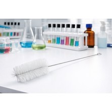 Labolist Cam Laboratuvar Malzemesi Temizleme Fırçası Orta Boy (Naylon-Sert)