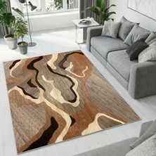 Colorix Carpet Dijital Baskı Dekoratif Kaymaz Taban Antibakteriyel Yıkanabilir Halı NO:2786