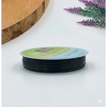 Sepet Pazarola 3 Adet Çiçek ve Takı Teli 20 Yard 0,3 mm Renk Siyah