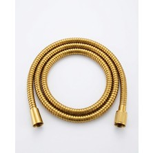 As Reyon Gold Altın Sarısı Kaplama 150 cm Spiral Banyo Duş Hortumu