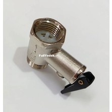 FullYedek Italy Termosifon Mandallı Çekvalf , Bosch Uyumlu Termosifon Şofben Emniyet Ventili Çekvalfi