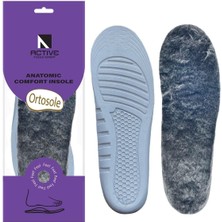 Feyza Design Gri Yün Tabanlık - Kışın Sıcak ve Koruyucu Termal Iç Tabanlık