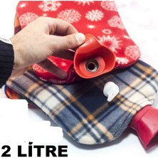 EkoAlışverişDünyam Sıcak Su Torbası 2 Litre Polar Kılıflı Termofor (5510)