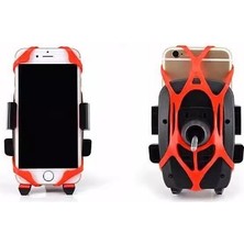 EkoAlışverişDünyam Lastik Destekli Standlı Bisiklet Telefon Tutucu (5510)