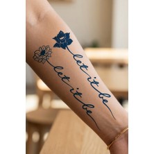 Çiçek Figürlü 12 Saat Sonra Kararan Geçici Dövme Tattoo 9X12 cm