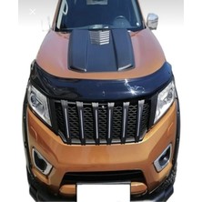 Aftermarket 2005-2022 Tüm Nissan Navara Modellerine Uygun Kaput Kabartma Kaplama Koruma Scoop Mat Siyah