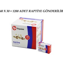 EkoAlışverişDünyam 1200 Adet Metal Raptiye = 40PCS x 30 (5510)