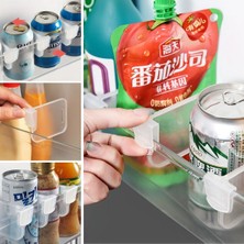 EkoAlışverişDünyam 10&amp;apos;luşeffaf Buzdolabı Yan Kapı Düzenleyici Buzdolabı Dolap Içi Bölümleyici Aparatlar (5510)