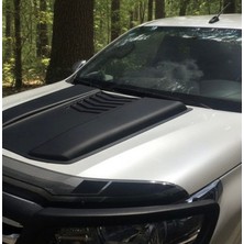 Aftermarket 2018 ve Üzeri Uyumlu Ssangyong grand Musso Kaput Kabatma Kaplama Scoop Mat Siyah