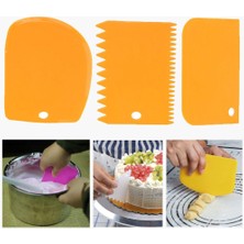 EkoAlışverişDünyam Hamur Şekillendirici Kesici Kazıyıcı Pasta Kek Dekorasyon Seti (5510)