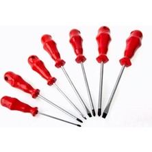 Mıknatıslı Düz Yıldız Tornavida Seti - 7 Parça