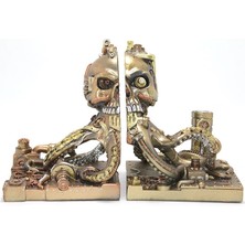 Alvo Store Buğz Steampunk Polyester Ahtapot Kitap Stoperi