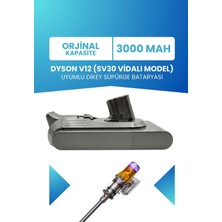 Electroll Dyson V12 (SV30 Vidalı Model) Uyumlu Batarya 25.2 V 3000MAH Dikey Süpürge Bataryası