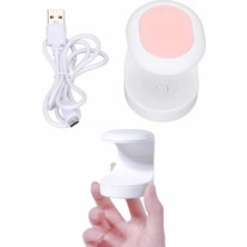 Alvo Store Buğz Protez Tırnak Kurutucu Kalıcı Oje LED Oje Kurutucu Uv Işınlı Taşınabilir - Buğz