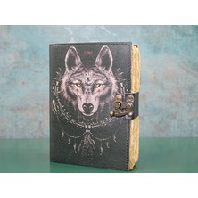 Alvo Store Buğz Kurt Büstü Deri Defter
