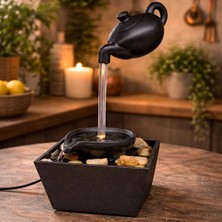 Alvo Store Buğz LED Demlik Tasarımlı Şelale Süs Havuzu