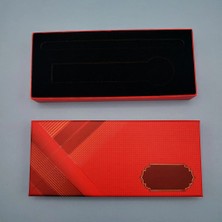 TE Dükkan Buğz Kırmızı Renk Anahtarlık ve Kalem Kutusu