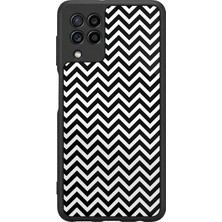 BG AKSESUAR Samsung Galaxy M32 Uyumlu Çizgi Sanatı Tasarımlı Glossy Premium Kılıf