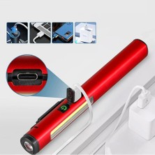 TE Dükkan Buğz Şarjlı Mıknatıslı Çalışma Lambası Cep Feneri WT-307-S