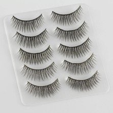 TE Dükkan Buğz 4 Parça Kirpik Seti Takma Kirpik Takımı 5li Kirpik Set Kirpik Kıvırıcı Kirpik Yapıştırıcı Rimel Maskara Fırçası ( Buğz )