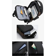 Alvo Store Buğz Powerbank Destekli Erkek Ön Göğüs Çantası