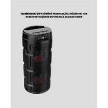 Alvo Store Buğz Kompakt Tasarım, Yüksek Ses Performansı – Çoklu Giriş Seçenekli Kablosuz Hoparlör (Bluetooth, Usb, Sd Kart, Aux) - Buğz