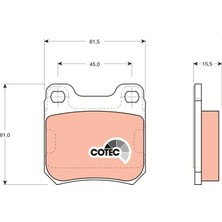 TRW Arka Balata Vectra B 95-00 Omega A 86-94 1605687-1605924-1605879-1605799