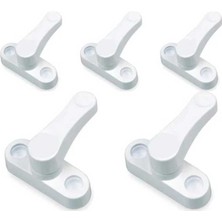 EkoAlışverişDünyam 5 Adet Kırılmaz Metal Pimapen Pencere Emniyet Çocuk Kilidi