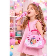 Vardem Mikrofonlu Mp3 Çalar Çocuk Parti Çantası – Işıklı Müzikli Karaoke Mikrofonlu Oyuncak Çanta