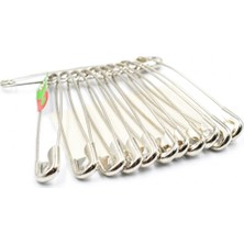 Nazarone Çengelli Iğne - No:6 Gümüş 5X12 Adet