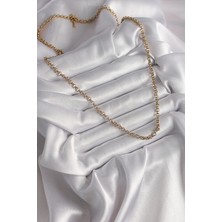 Alvo Store Buğz 316L Çelik Gold Renk Kadın Kolye - Buğz