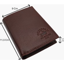 Westpolo Hakiki Deri Çıkarılabilir Kartlıklı Kağıt Para ve Bozuk Para Bölmeli Erkek Cüzdanı - Kahve