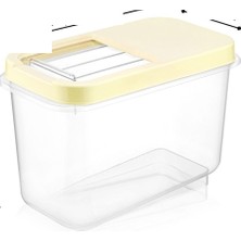 Noip Sürgülü Kapaklı 10 Lt Erzak Bakliyat Un Şeker Saklama Kabı (944)