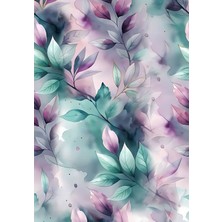 Colorix Carpet Dijital Baskı Dekoratif Kaymaz Taban Antibakteriyel Yıkanabilir Halı NO:2693