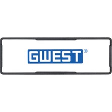 Gwest Gpet - 1 Yapışkanlı Pano Etiket Taşıyıcı 30X17 mm Siyah 100 Adet