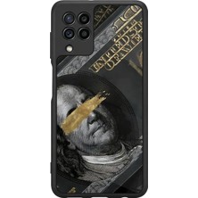 Samsung Galaxy A22 Uyumlu Para Tasarımlı Glossy Premium Kılıf