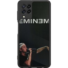 BG AKSESUAR Samsung Galaxy A22 Uyumlu Eminem Tasarımlı Glossy Premium Kılıf