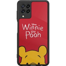 Samsung Galaxy M22 Uyumlu Winnie Tasarımlı Glossy Premium Kılıf